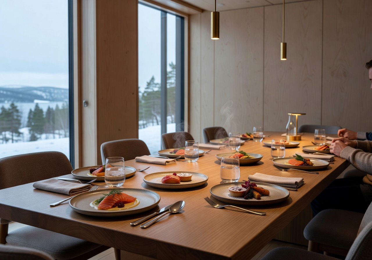Fine Scandinavian Nordic dining experience