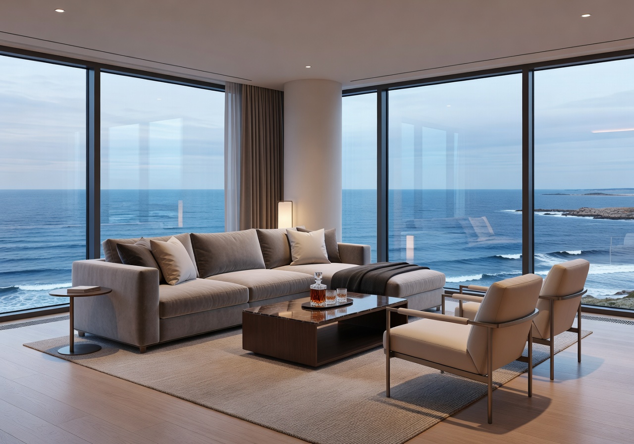 Hilton Helsinki luxury suite Baltic Sea view