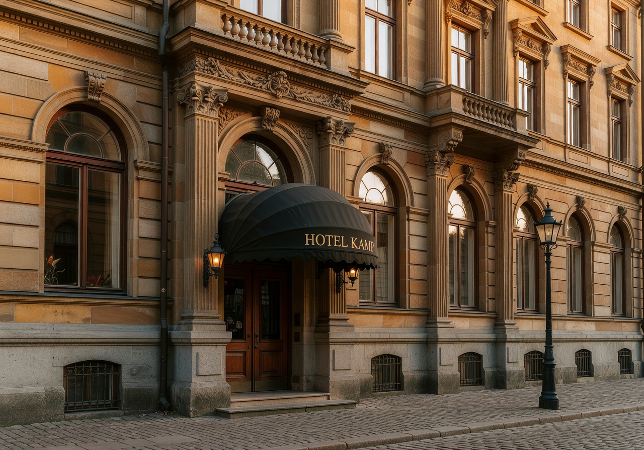 Hotel Kamp historic luxury Helsinki facade