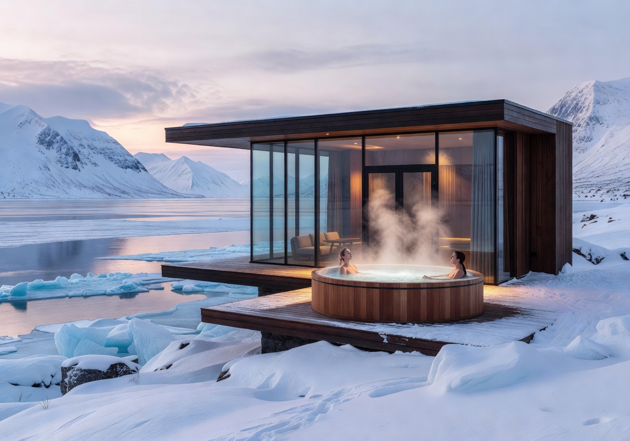 Nordic hydrotherapy spa pool