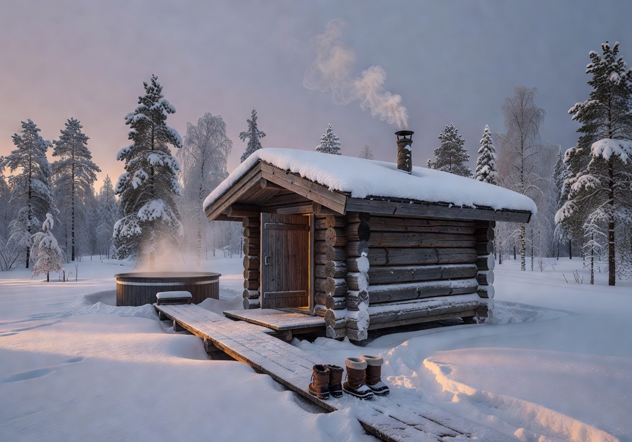 Finnish sauna ritual luxury wellness experience